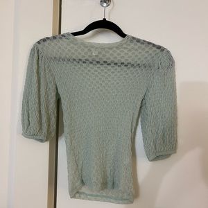 NEVER WORN sheer top shop blouse